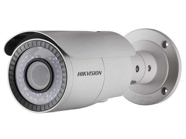 HikVision DS - 2CE16D1T - AIR3Z 2Мп уличная цилиндрическая HD - TVI камера с ИК - подсветкой до 40м2Мп CMOS матрица; моторизованный вариообъектив 2.8 - 12мм@F1.4; угол обзора: 114.5° - 35.1°; механический ИК - фильтр; 0.01 Лк@F1.2; Smart