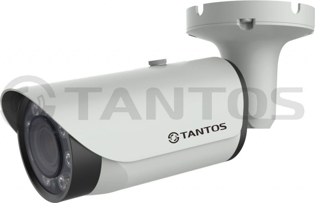 Tantos TSi - Pn225VPZ (2.8 - 12) 2Mp IP видеокамера уличная цилиндрическая с ИК подсветкой