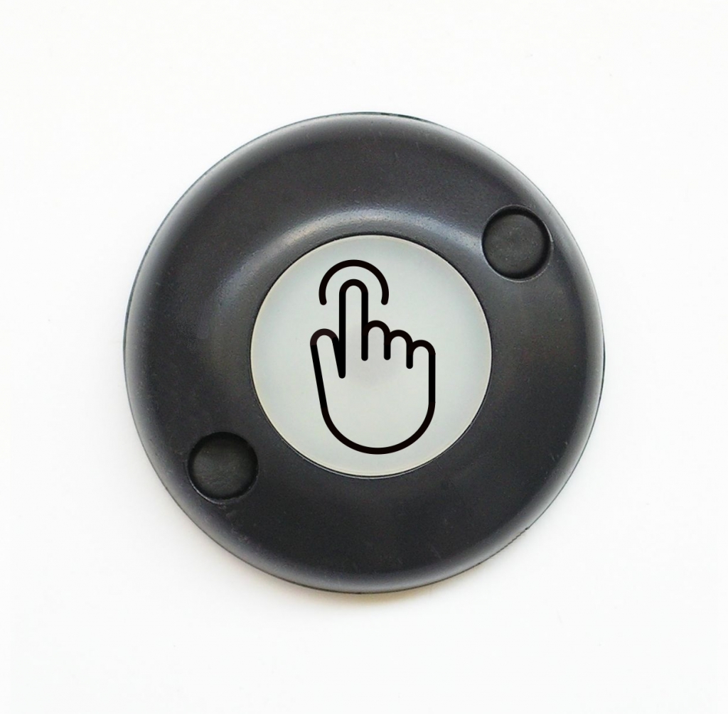 ART-ZN-Exit-Sensor (черный) Кнопка выхода сенсорная в Санкт-Петербурге .