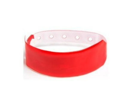 IL-25MR (красный) Браслет Mifare, одноразовый, мягкий ПВХ