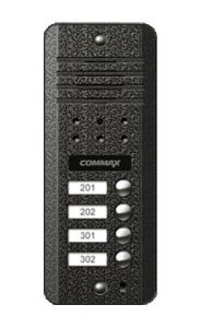 COMMAX DRC-4DC Панель в/домофонаPAL, 4-х проводная, корпус металлический