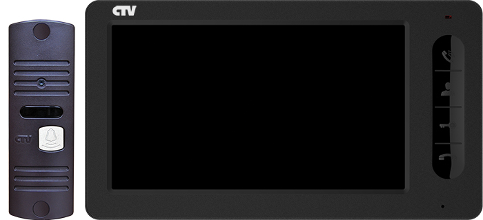 CTV - DP700 (Black) Комплект цветного видеодомофона (CTV - D10NG + CTV - M700)