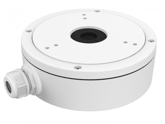 HikVision DS-1280ZJ-M Монтажная коробка для купольных камер, алюминий, белый, 157х185х51.5мм