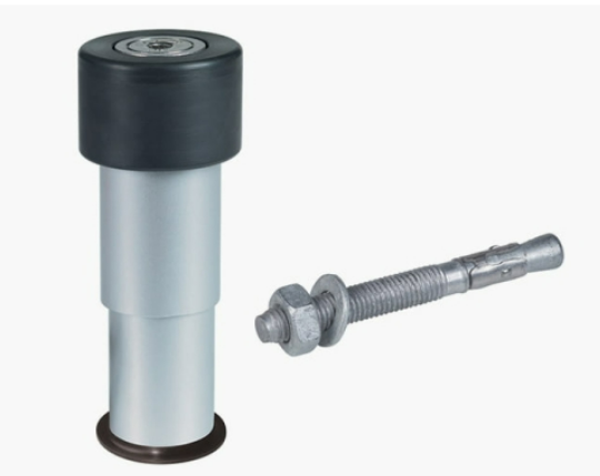 Locinox GATESTOP Алюминиевый отбойник с анкорным болтом