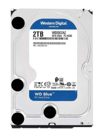Western Digital WD20EZAZ Жесткий диск, HDD SATA-III WD Original, 2ТБ, 3.5&quot;, 5400об/мин, 256Мб