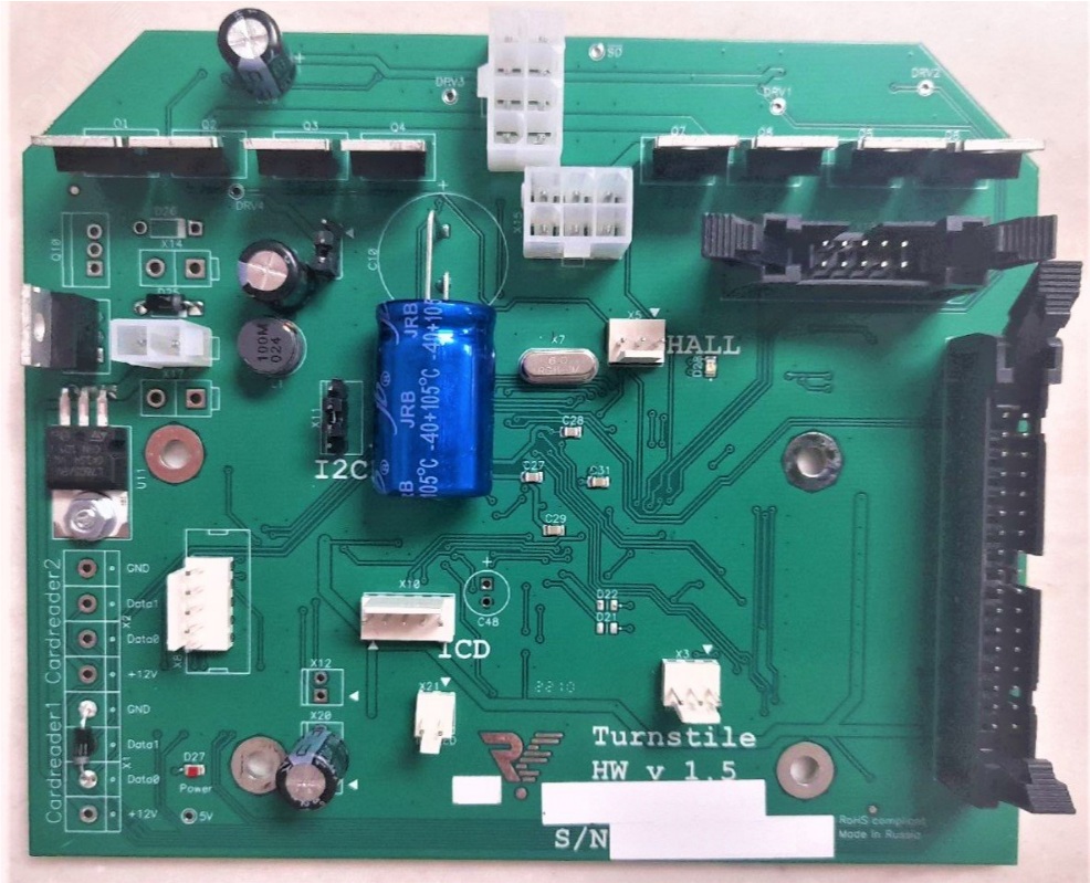 ЗИП OXGARD Материнская плата для Т-04,Т-05,Т-08,QL-04,QL-05,Т-10М (FWv2.1 660) (mb016)