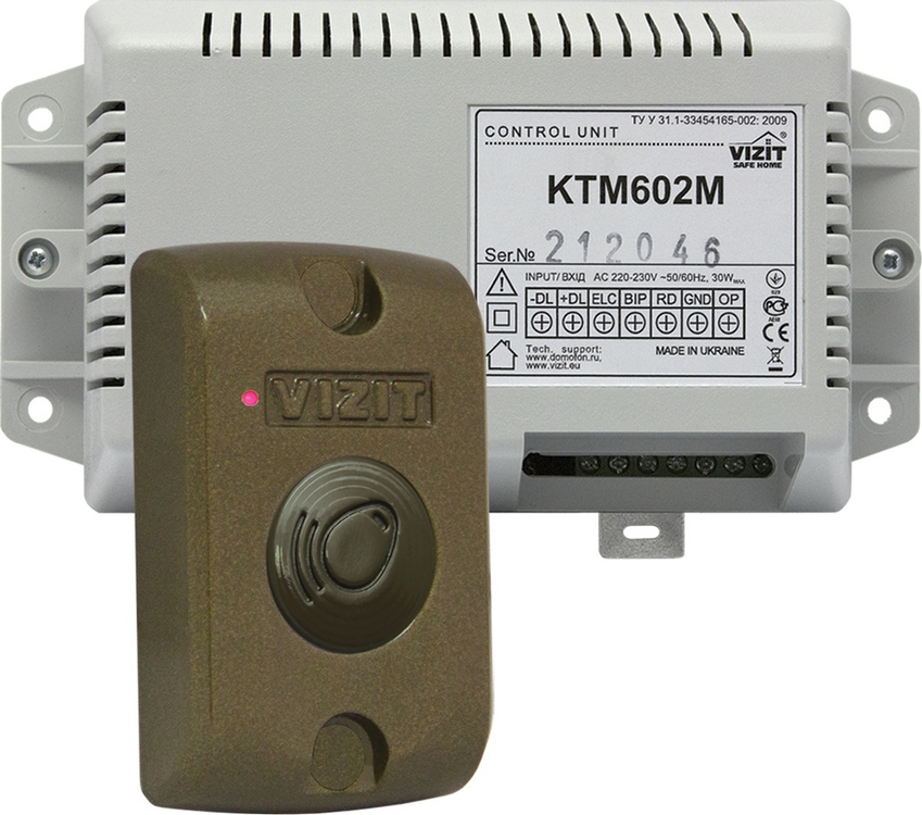 VIZIT-КТМ602F Контроллер ключей VIZIT-RF3 (RFID-13.56МГц, до 2680 ключей)