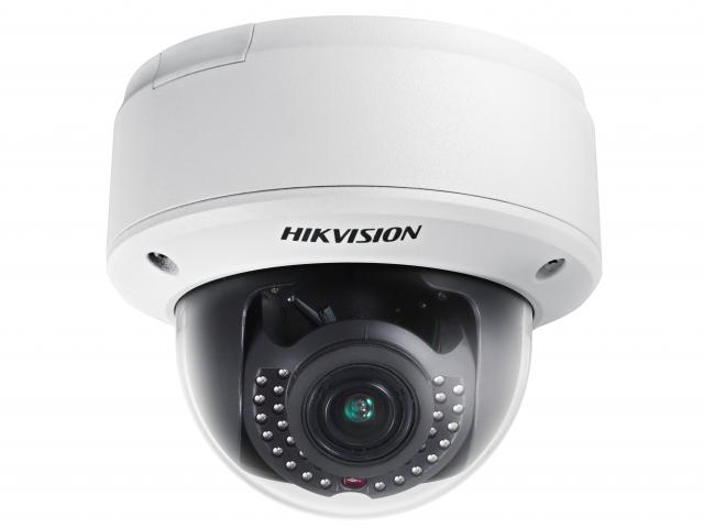 HikVision DS - 2CD4125FWD - IZ - 2Мп FullHD 1080P интеллектуальная купольная вандалозащищенная IP - камера Lightfighter с механическим ИК - фильтром, c ИК - подсветкой до 30м