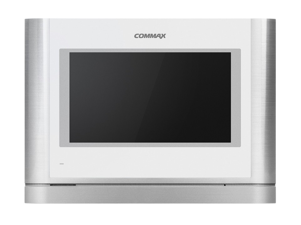 COMMAX CDV-704MA (Белый) (7") Монитор AHD, Сенсорный LCD, Разрешение 1024х600, подключение 2-х вызывных панелей DRC-40KHD; DRC-4CPHD, и 2-х видеокамер 1,3Mp, дополнительно возможно подключение до 3-х мониторов, интерком до 4-х мониторов в системе, автомат