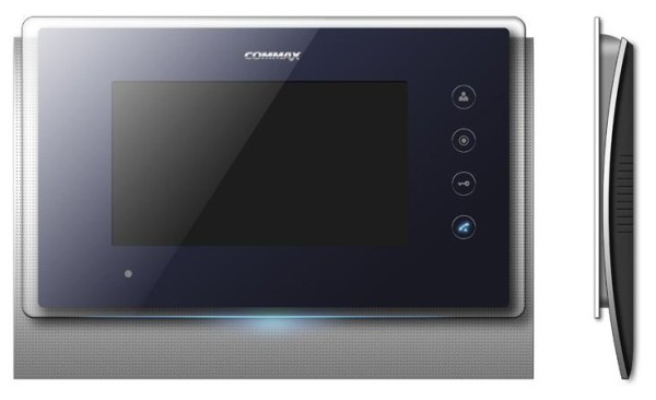 COMMAX CDV-70U/XL (Белый) Монитор цветного видеодомофона, дополнительно вызов аудио/видео (при наличии камеры) от цифрового подъездного домофона +3-х вызывных блоков и 1-й камера наблюдения