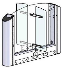 OXGARD Praktika T-04-CM-660 (ВЗР 1956-06) Центральный модуль турникета Praktika T-04 на 660мм