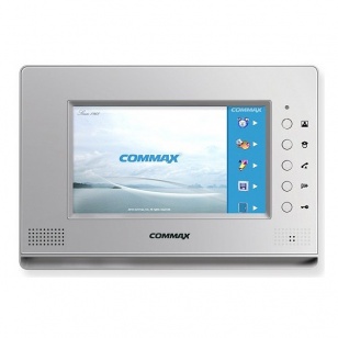 COMMAX CDV - 71AM/VIZIT (Белый) Монитор цветного видеодомофона, 7'', 4 канала, громкая связь, память 128 кадров, адаптирован к VIZIT