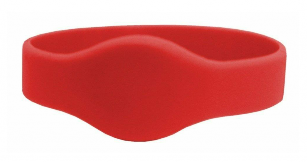 Браслет Temic, IL-10D74TR, силиконовый, без застёжки (красный, мужской)