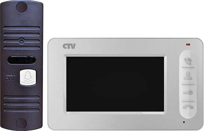CTV - DP400 (White) Комплект цветного видеодомофона (CTV - D10NG + CTV - M400)