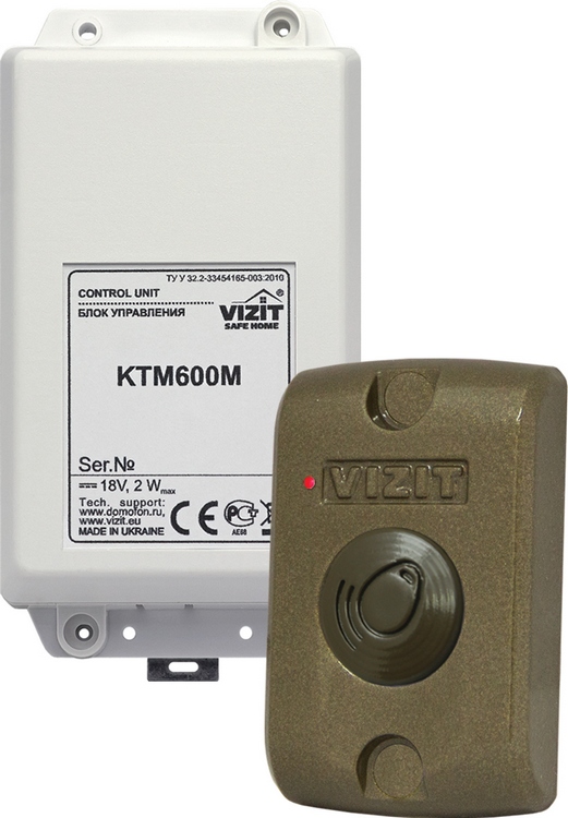 VIZIT - КТМ600F Контроллер ключей VIZIT - RF3 (RFID - 13.56МГц, до 2680 ключей)