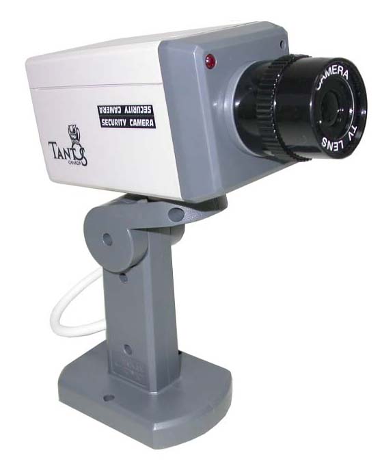 Tantos TAF 70 - 10 Муляж видеокамеры с кронштейном, детектор движения, поворотный сканирующий механизм, питание 3хАА (1,5В), светодиодный индикатор