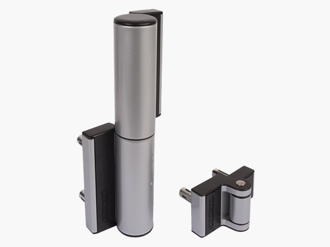 Locinox TIGER-SILV Гидравлический доводчик и петля Пума для ворот весом до 75 кг - Cеребро