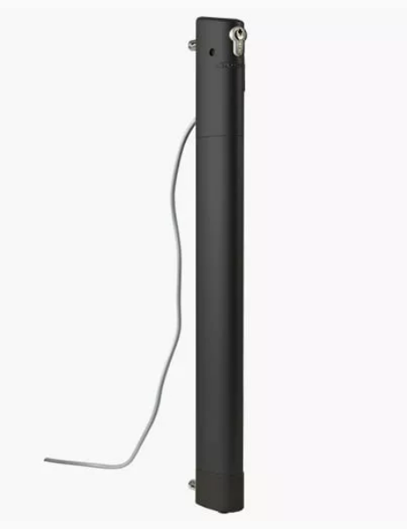 Locinox ELECTRADROP-E-9005 Моторизованный электрический нижний фиксатор с функцией закрытия при отказе - Чёрный