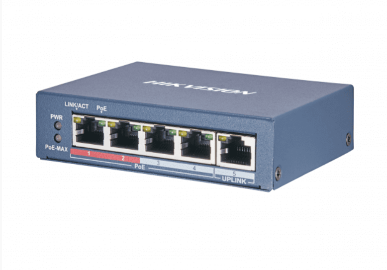 HikVision DS-3E0505P-E/M Коммутатор неуправляемый в Санкт-Петербурге ...