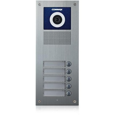 COMMAX DRC-5UC/410 Блок вызова видеодомофона, 540ТВЛ, PAL, на 5 абонента, подключение к монторам серии CDV, 130х315х50мм