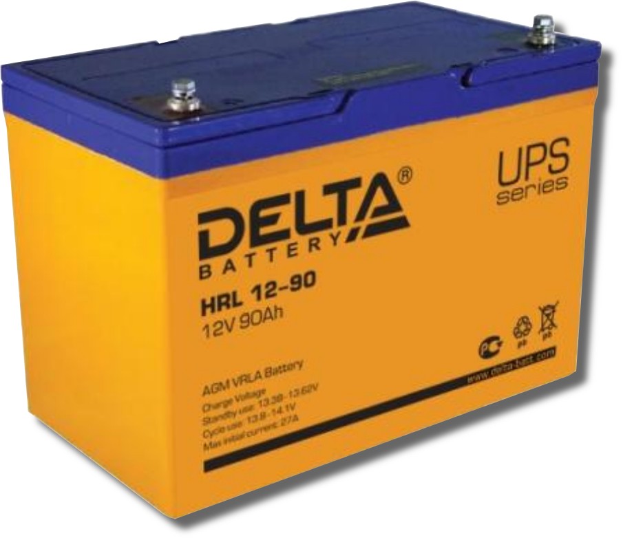 Delta HRL 12 - 90 аккумулятор герметичный свинцово - кислотный