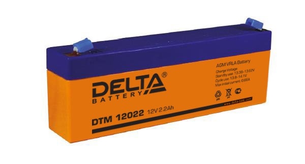 Аккумулятор DTM12022, 12В, 2.2А/ч