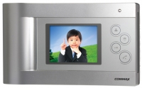 COMMAX CDV - 43Q/VIZIT (Серебро) Монитор цветного видеодомофона, дополнительно вызов аудио/видео (при наличии камеры) от координатного подъездного домофона + 3 - х вызывных блоков и 1 - й камера наблюдения, AC 110 - 240В
