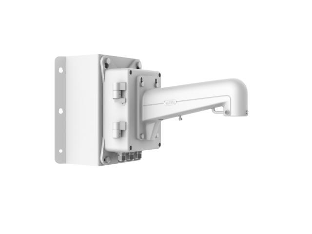 HikVision DS-1602ZJ-box-corner Крепление на стену с монтажной коробкой для скоростных поворотных камер, белый, алюминий, 255.5×314×546.4мм