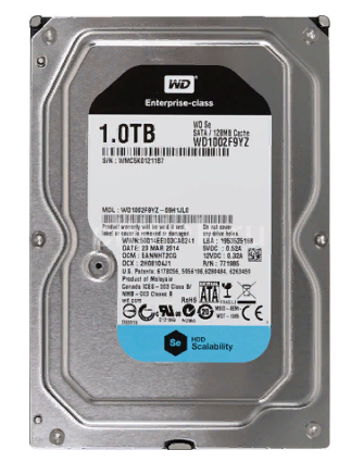 Western Digital WD1002F9YZ Жесткий диск HDD SATA-III WD SE, 1ТБ, 3.5&quot;, 7200об/мин, 128Мб