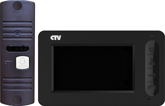 CTV - DP400 (Black) Комплект цветного видеодомофона (CTV - D10NG + CTV - M400)