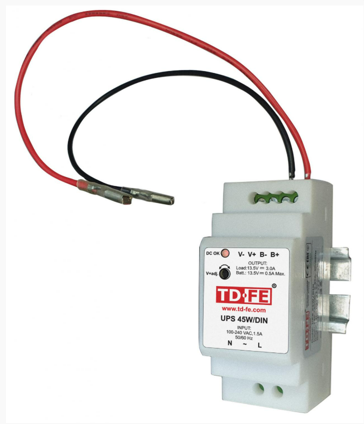 Faraday UPS 45W/DIN Блок питания, 13.8В, 3А, 90х54.5х35мм