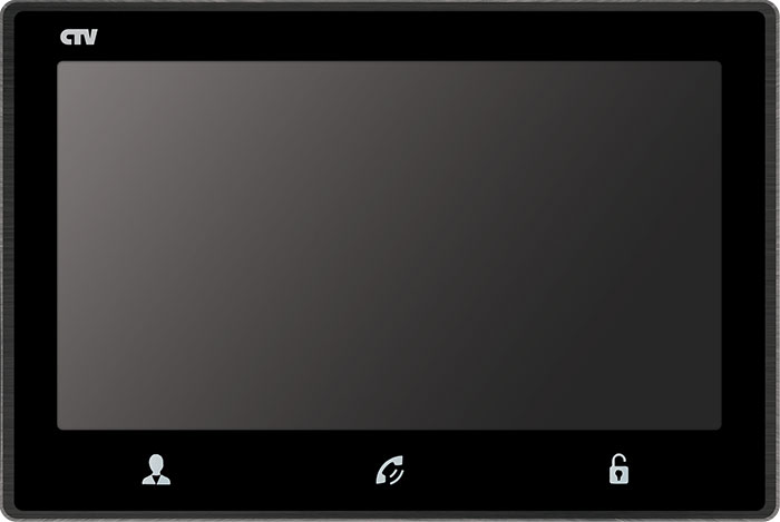 CTV-M4703AHD B (Black) Монитор цветного AHD-видеодомофона с IPS экраном 7"
