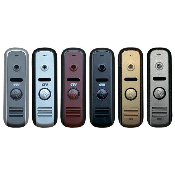 CTV-D1000HD SA (Silver Antique) Вызывная панель цветного видеодомофона, 700ТВЛ, антивандальная, уголок и козырек в комплекте, цвет серебряный антик