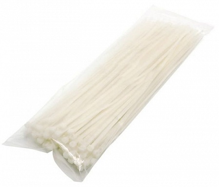 Cieffeplast Хомут-стяжка nylon 290х3.6мм, белый, в упак. 100шт, Cieffeplast