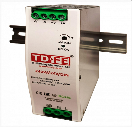 Faraday БП-240W/24V/DIN Блок питания, 24В, 10А