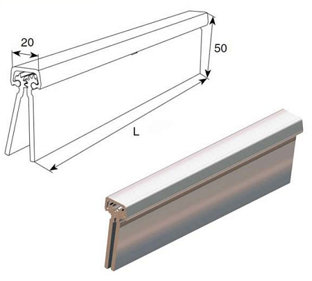 Doorhan DHF45 Петля складных ворот усиленная