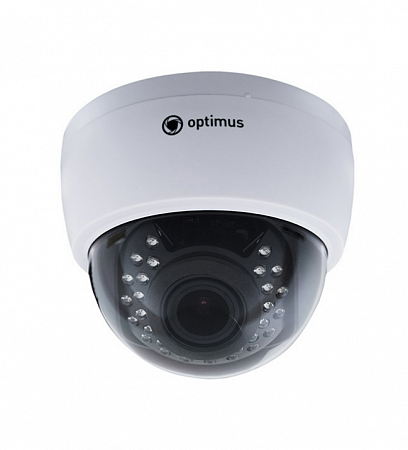 Optimus AHD-H022.1(2.8-12)E_V.2 2Mp с ИК-подсветкой до 20м Купольная AHD-видеокамера