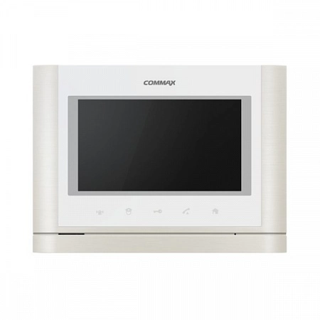 CMV-70MX (Metalo White) (7&quot;) Монитор цветного видеодомофона, 7.0&quot;, подключение 2-х вызывных панелей и трубки DP-4VHP, встроенный модуль Wi-Fi, переадресация вызова на смартфон (возможно до 4-х штук), ( iOS, Android); память облачный сервер, запись фото 