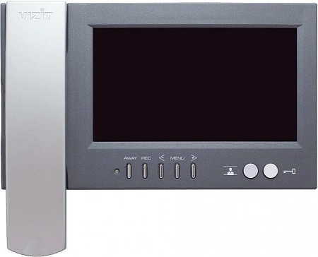 VIZIT-M468MG (Grey) Монитор цветного видеодомофона, 7&quot;, память до 250 ч/б кадров, серый