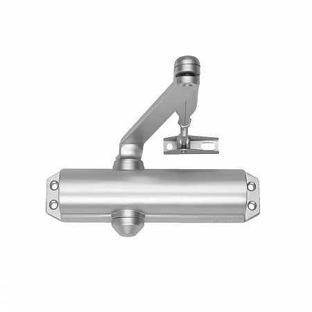 ASSA ABLOY DC110 EN2-4 Дверной доводчик до 80кг, от -15 до +40°С, рычажная тяга в комплекте, серебро