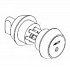 Abloy CY204D Цилиндр матовохромированный